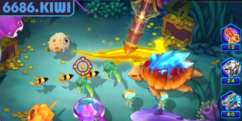 Bắn Cá Đại Dương 6686 - Cuộc Săn Kho Báu Giữa Lòng Đại Dương 3 Tận dụng combo cá hiếm