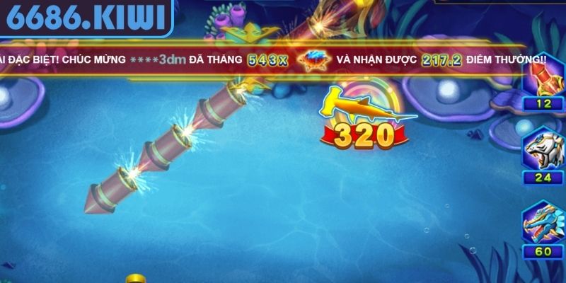 Bắn Cá Xèng 6686 - Trải Nghiệm Game Săn Thưởng Đỉnh Cao 2 Boss biển và cá xèng hiếm