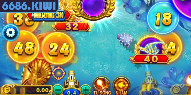 Các Loại Súng Bắn Cá 6686 - Sức Mạnh Vũ Khí Và Cách Sử Dụng 3 Tận dụng góc bắn phản xạ