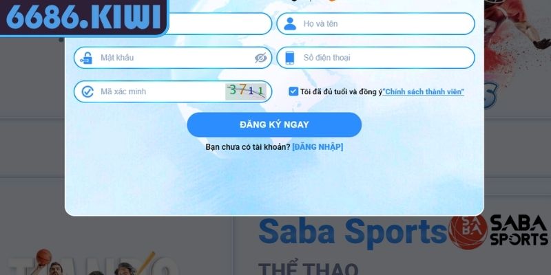 Đăng Ký 6686 - Hướng Dẫn Chi Tiết & Chuẩn Xác Cho Người Mới 2 Điền dữ liệu đăng ký 6686 vào form