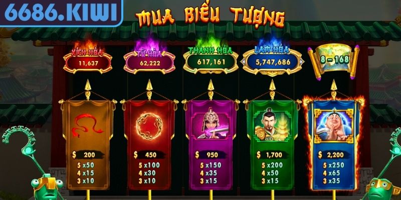 Ma Đồng Giáng Thế 6686 – Cách Chinh Phục Jackpot Triệu Xu 2 Hướng dẫn cách chơi và các biểu tượng có trong game