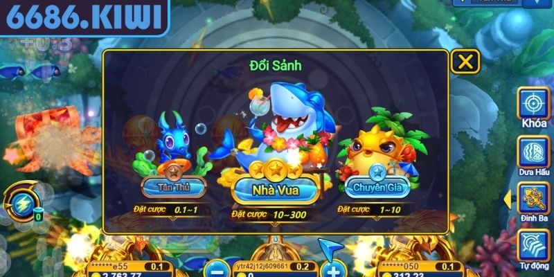 TP Bắn Cá Dễ Dàng 6686 - Mở Ra Thế Giới Đại Dương Sống Động 2 Phòng cao cấp cho thành viên chuyên nghiệp